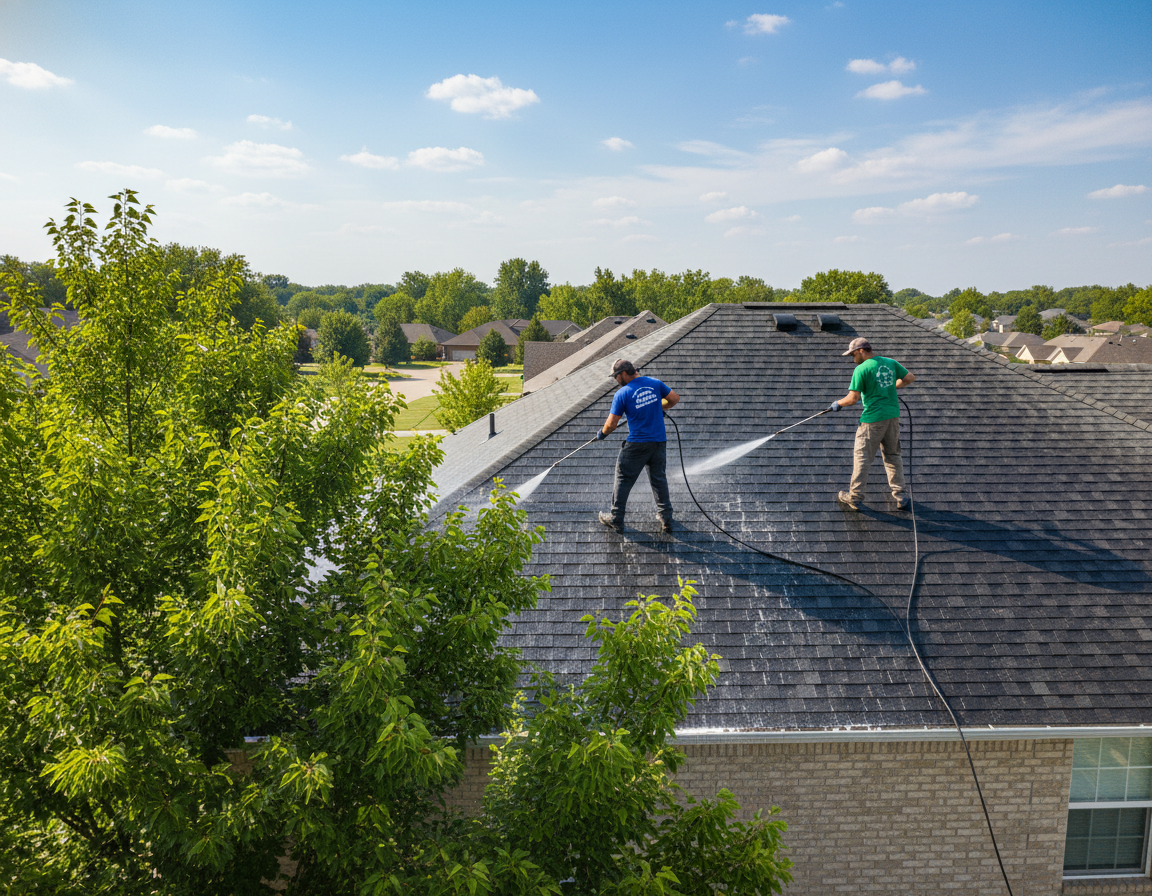Roof Cleaning In Hilliard